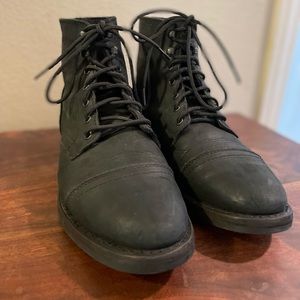 Thursday Boots, Captain style, Matte Black, size 8.5